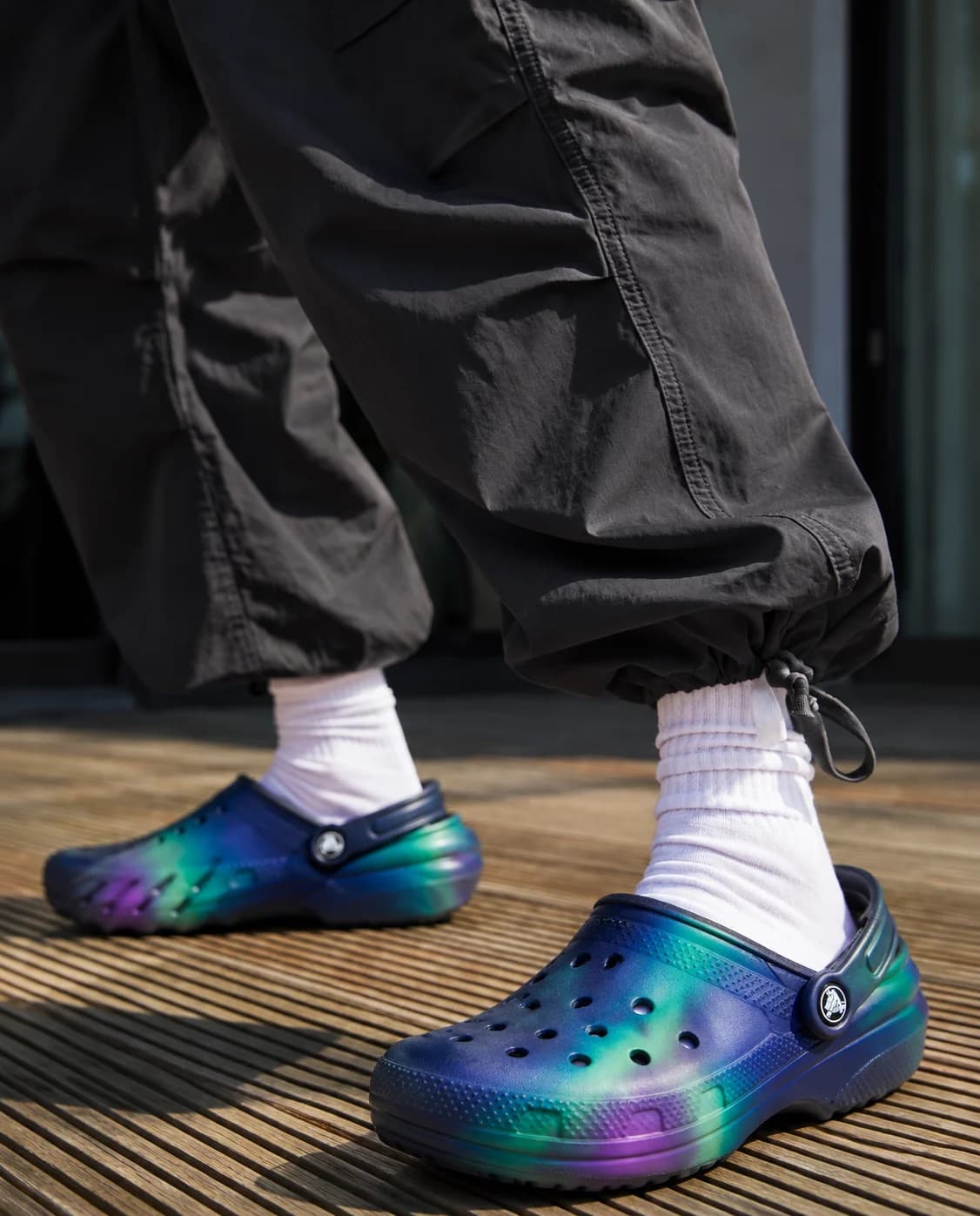 Crocs Classic Tie-Dye Graphic Clog