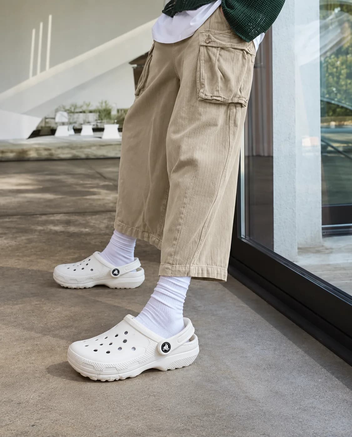 Crocs Classic Lined Clog – White