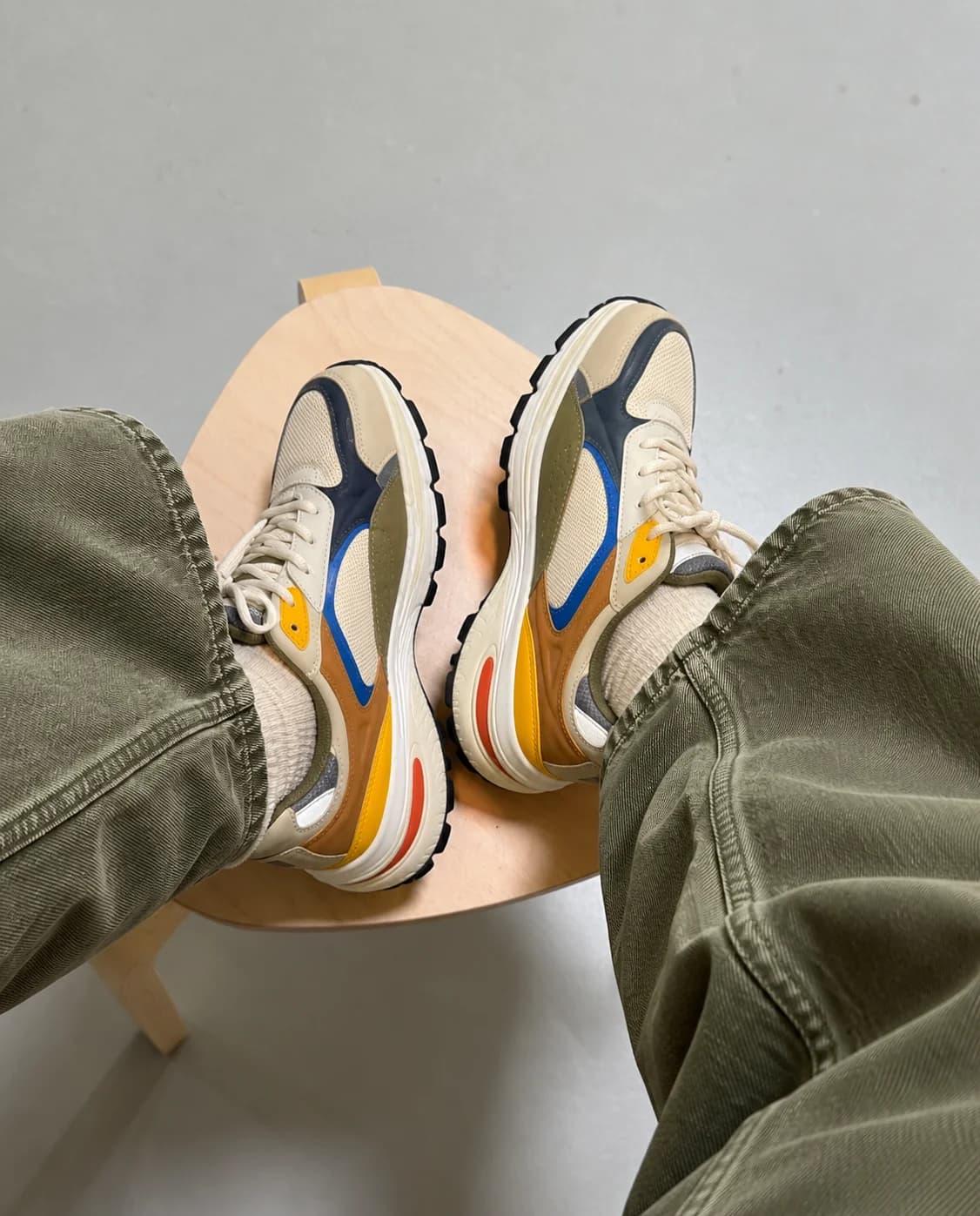 ZARA Contrast Colour Multicoloured Trainers